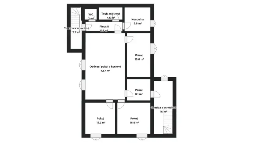Prodej rodinného domu, Kamenná Horka, 273 m2