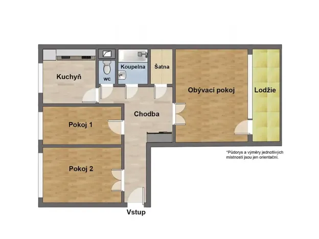 Prodej bytu 3+1, Praha - Letňany, Místecká, 70 m2