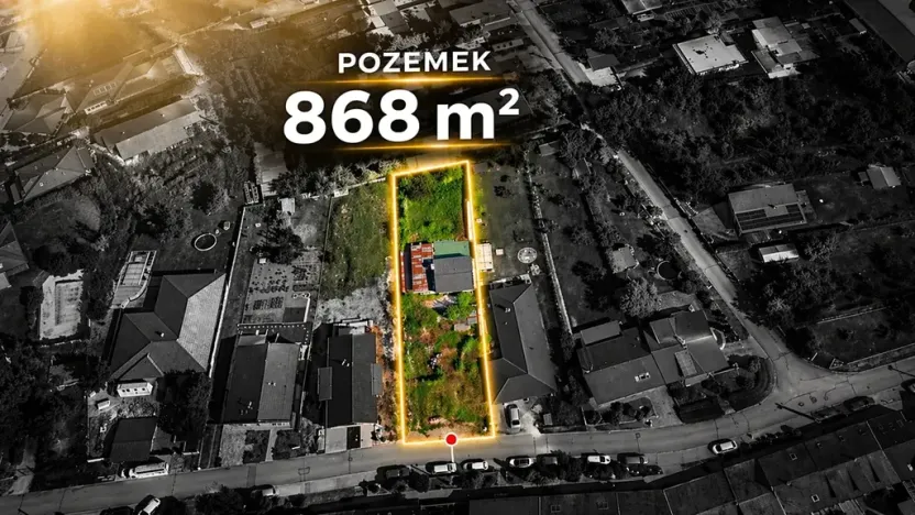 Prodej pozemku pro bydlení, Rajhrad, Bezručova, 868 m2
