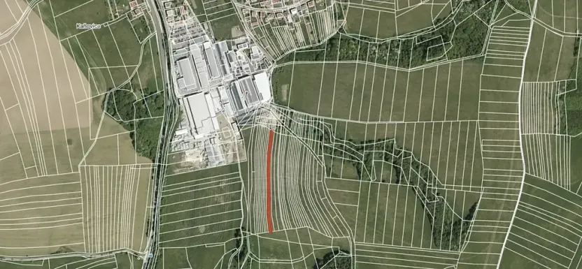 Prodej pole, Kaňovice, 1153 m2
