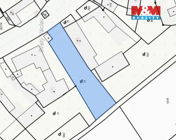 Prodej pozemku pro bydlení, Chroustovice - Mentour, 1256 m2