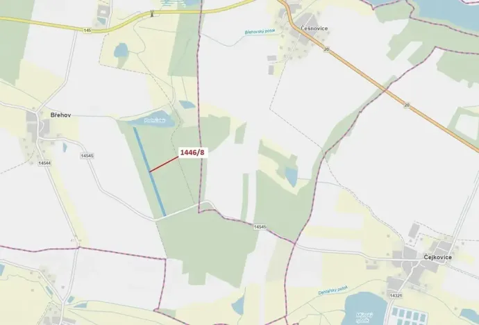 Dražba lesa, Břehov, 20146 m2