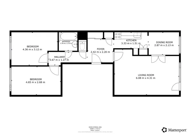 Prodej bytu 3+1, Praha - Bohnice, Toruňská, 81 m2
