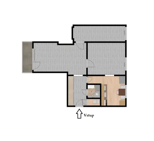 Pronájem bytu 3+1, Ivančice, Okružní, 67 m2