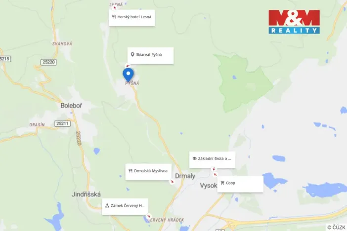 Prodej pozemku pro bydlení, Vysoká Pec - Pyšná, 859 m2