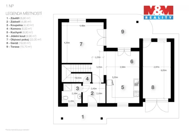 Prodej rodinného domu, Kunovice, Na Zelničkách, 134 m2