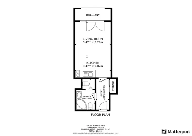 Pronájem bytu 1+kk, Praha - Vršovice, Petrohradská, 30 m2