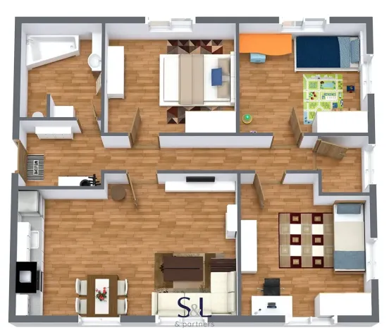 Pronájem bytu 4+kk, Nový Bor, 90 m2