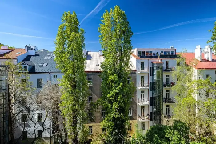 Pronájem bytu 1+1, Praha - Karlín, Lyčkovo náměstí, 28 m2