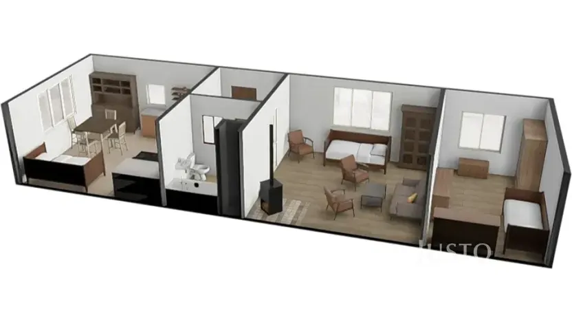 Prodej rodinného domu, Dobev, 64 m2