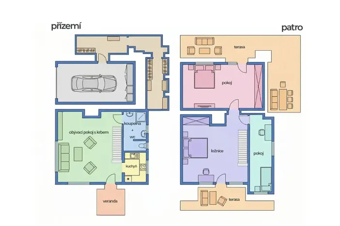 Prodej chaty, Neveklovice, 80 m2