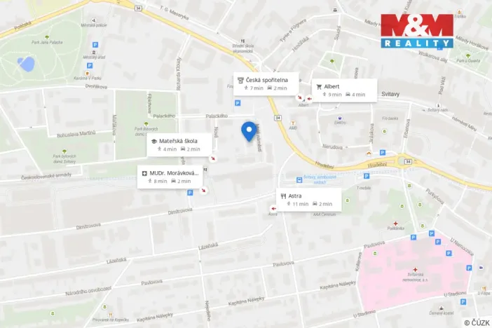 Pronájem bytu 3+1, Svitavy - Předměstí, Malé náměstí, 60 m2