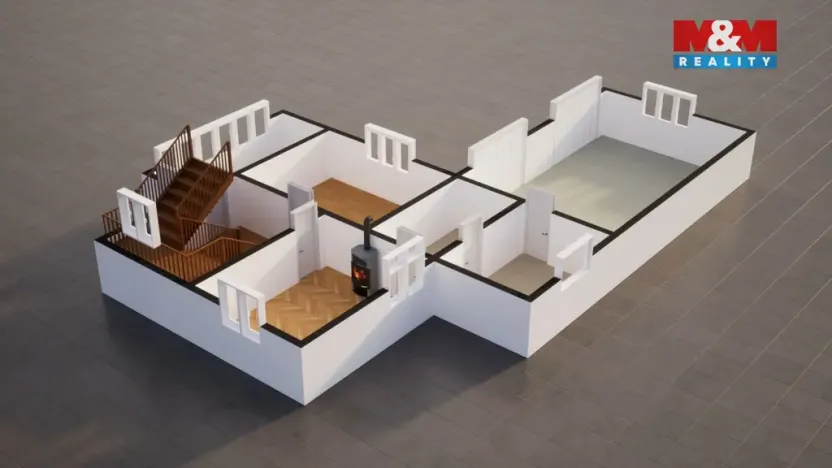 Prodej rodinného domu, Duchcov, Dobrovského, 185 m2