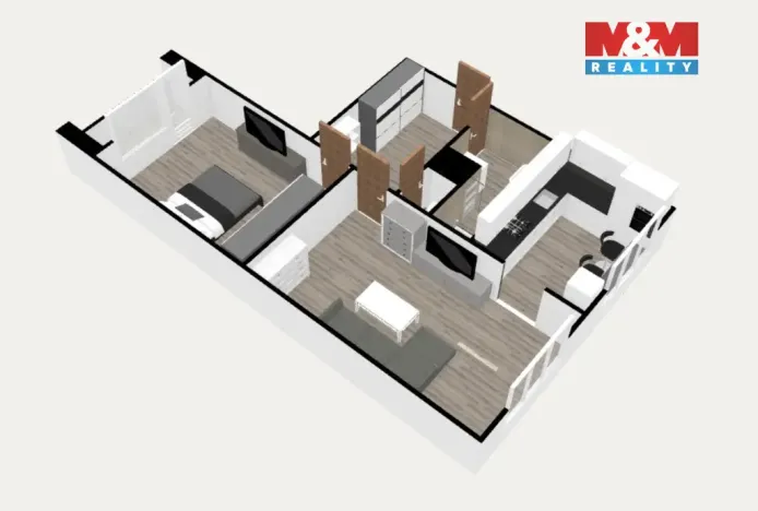 Prodej bytu 2+1, Karlovy Vary - Bohatice, Ostrovská, 68 m2
