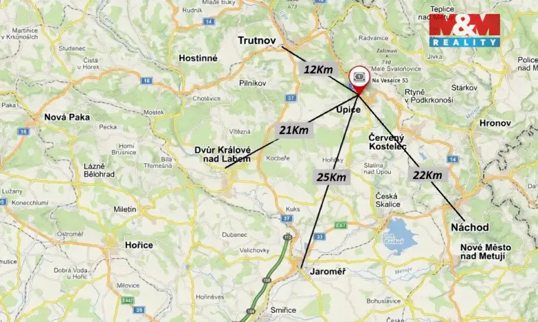 Prodej rodinného domu, Úpice, Palackého, 144 m2