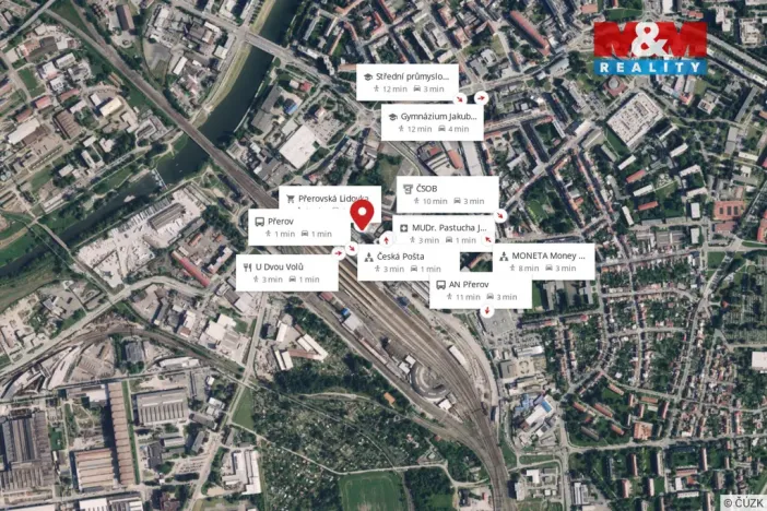 Prodej bytu 2+1, Přerov - Přerov I-Město, Husova, 51 m2