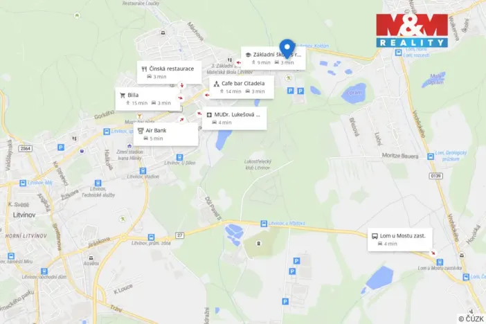 Prodej bytu 2+1, Litvínov - Horní Litvínov, Koldům, 52 m2