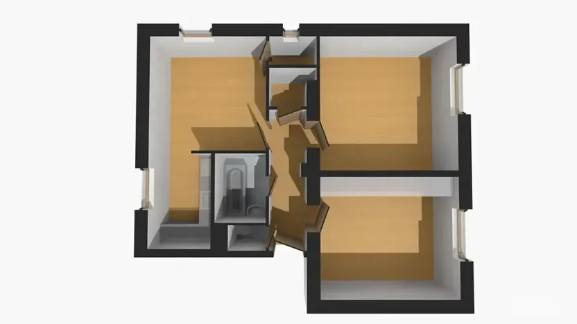 Prodej bytu 2+1, Přelouč, 63 m2