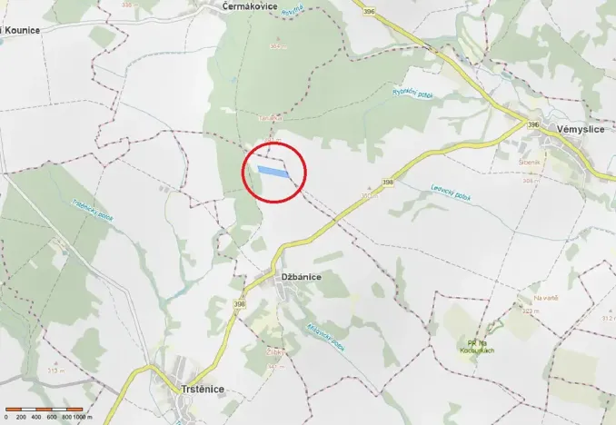 Prodej pole, Džbánice, 29834 m2