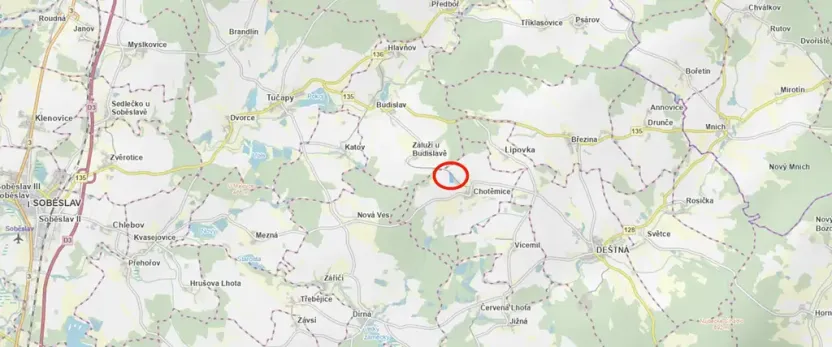 Prodej pole, Chotěmice, 16982 m2