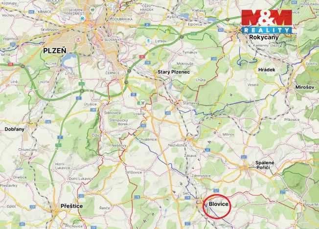 Pronájem bytu 2+kk, Blovice, Americká, 52 m2