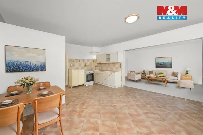 Prodej rodinného domu, Okřesaneč, 105 m2