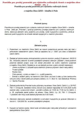 Prodej pozemku pro bydlení, Záříčí, 890 m2