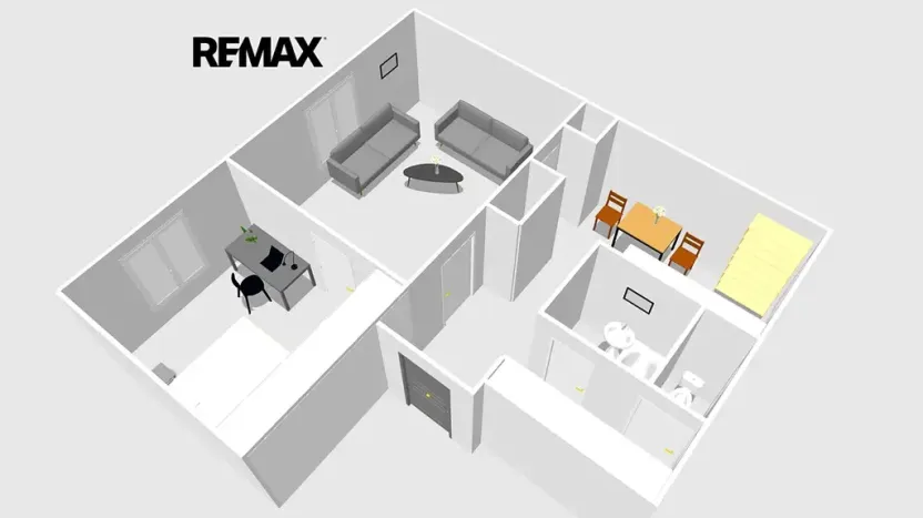 Pronájem bytu 2+1, Plzeň, Topolová, 57 m2