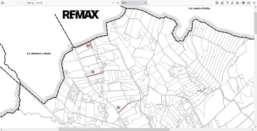 Prodej pozemku pro bydlení, Borová, 7429 m2