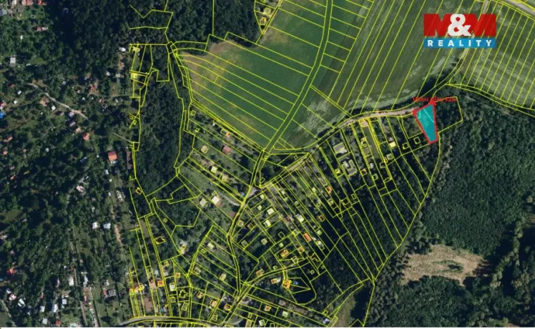 Prodej pozemku pro bydlení, Brno - Žebětín, 1160 m2