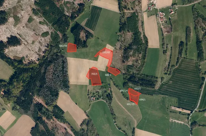 Prodej pole, Nový Rychnov, 34276 m2