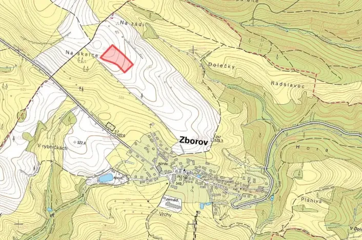 Prodej pole, Zborov, 12329 m2