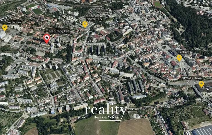 Pronájem bytu 2+1, Jihlava, Vrchlického, 53 m2
