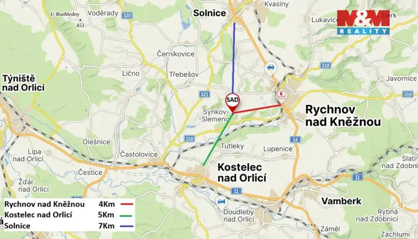 Prodej pole, Synkov-Slemeno - Slemeno, 8946 m2