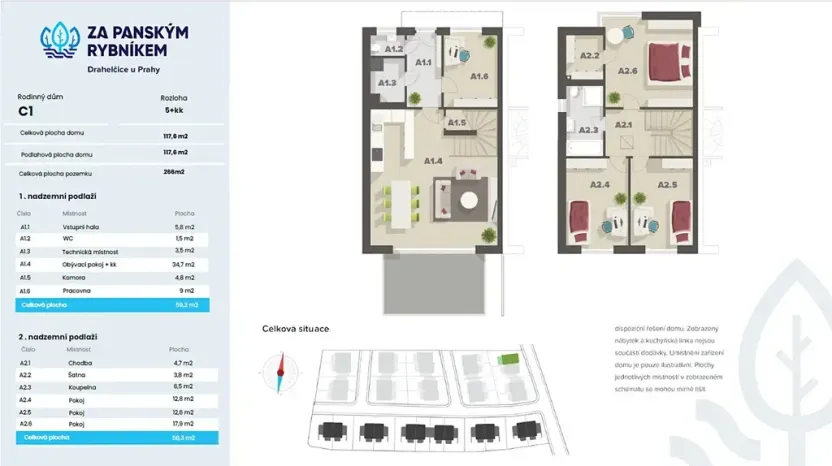 Prodej rodinného domu, Drahelčice, K Bitíni, 118 m2