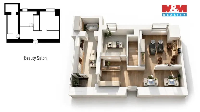 Pronájem obchodního prostoru, Praha - Staré Město, náměstí Curieových, 75 m2