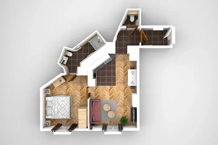 Pronájem bytu 2+kk, Praha - Nové Město, Navrátilova, 48 m2