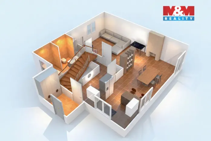 Prodej rodinného domu, Libušín, V Záhoří, 136 m2