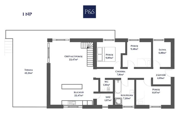 Prodej rodinného domu, Líšnice, 181 m2