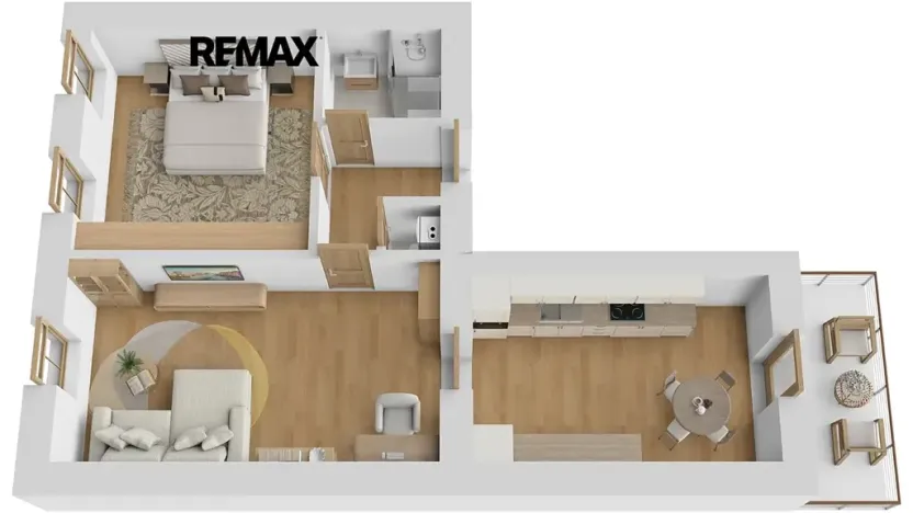 Prodej bytu 2+1, Praha - Karlín, Pernerova, 62 m2