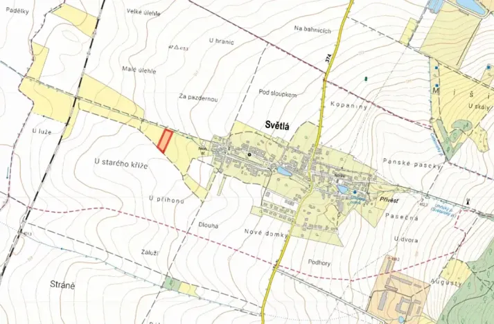 Prodej louky, Světlá, 3819 m2