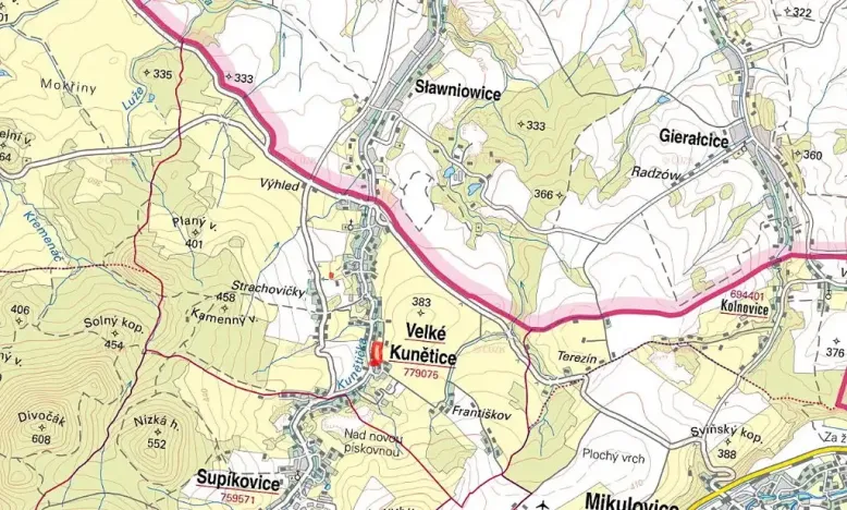 Prodej pozemku pro bydlení, Velké Kunětice, 6121 m2