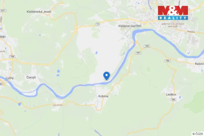 Prodej zahrady, Klášterec nad Ohří, Ohřecká louka, 501 m2