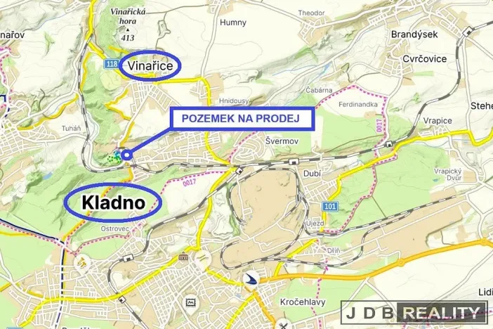 Prodej pozemku, Kladno, 1614 m2