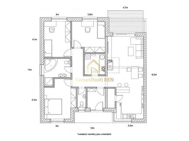 Prodej rodinného domu, Šenov, Do Dědiny, 110 m2