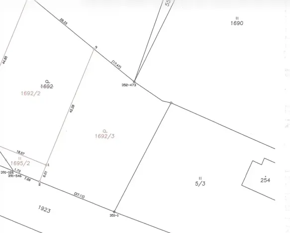 Prodej pozemku pro bydlení, Veliny, 1236 m2
