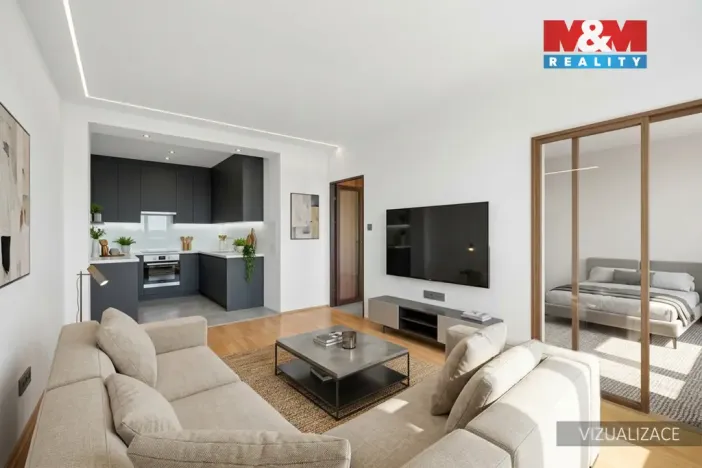 Prodej bytu 2+kk, Kladno - Kročehlavy, Na růžovém poli, 40 m2