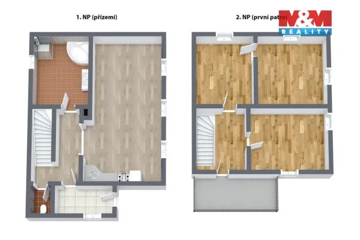 Prodej rodinného domu, Kaceřov - Horní Pochlovice, 176 m2