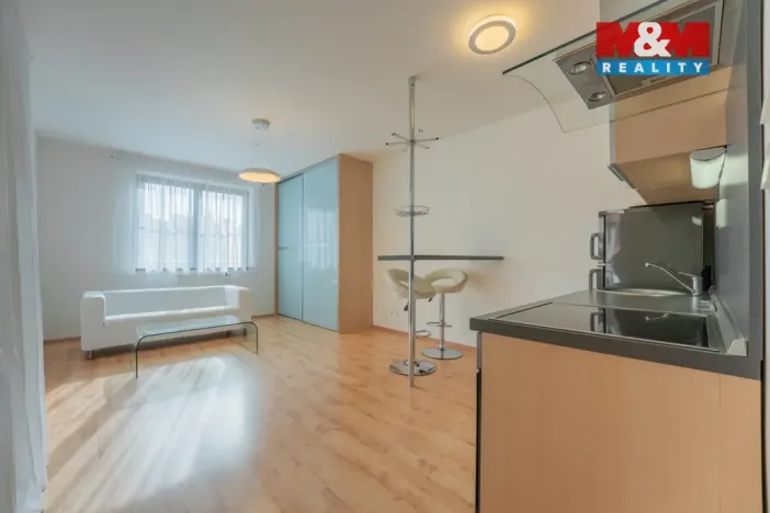 Pronájem bytu 1+kk, Praha - Braník, Na vinohradu, 34 m2