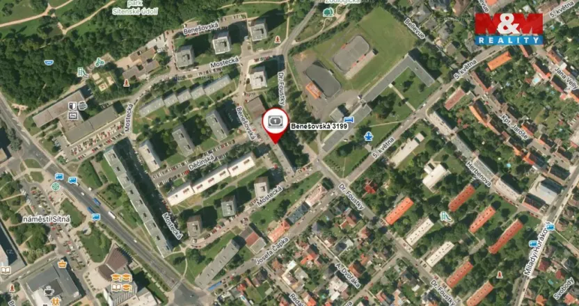 Pronájem bytu 1+kk, Kladno - Kročehlavy, Benešovská, 30 m2